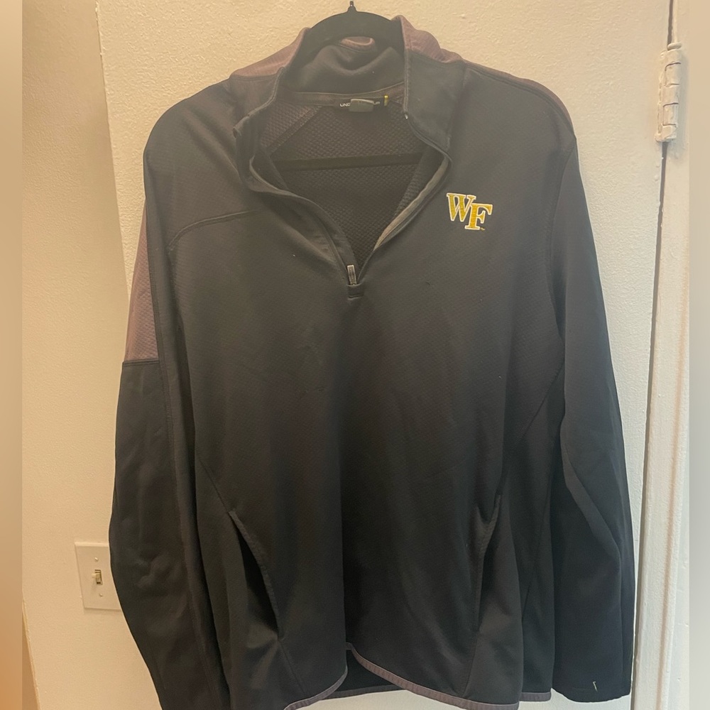 Wake forest underarmour pullover quarter zip